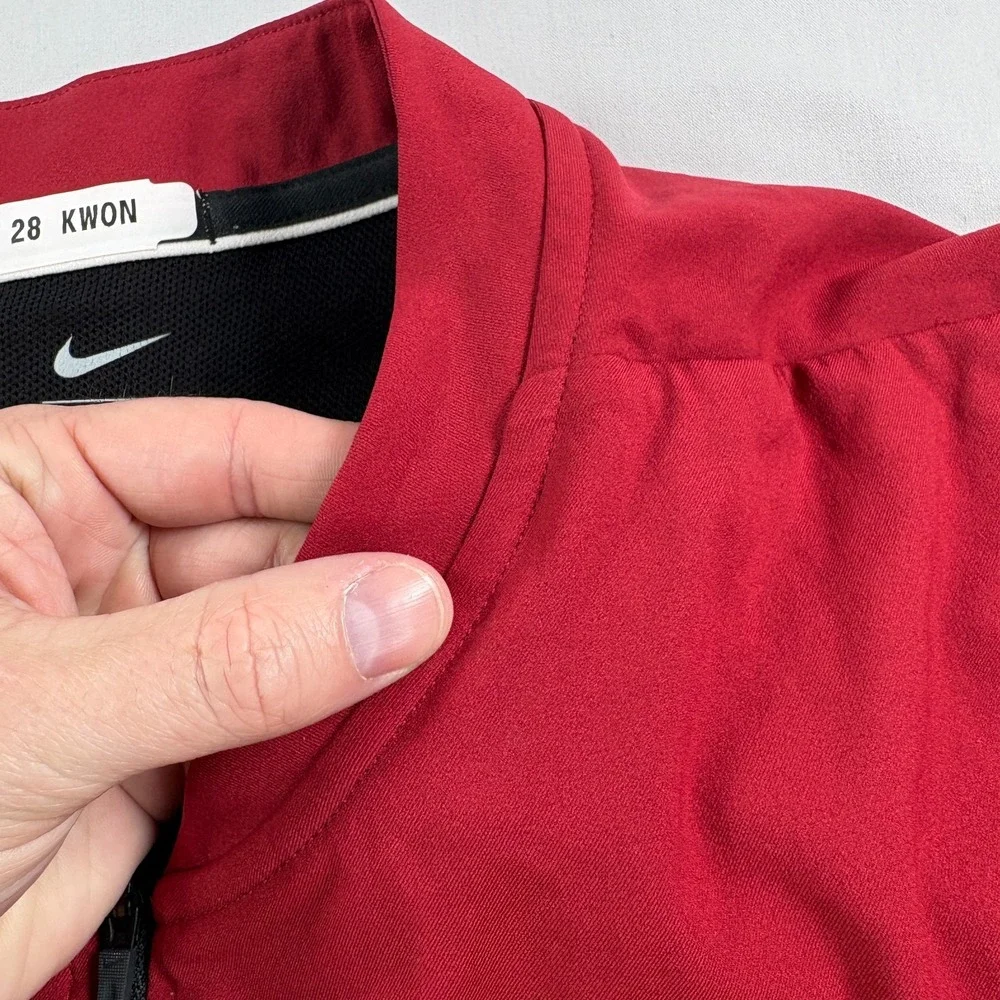 Alabama Crimson Tide Nike Jacket Mens XL Red Player Issued Full Zip NCAA